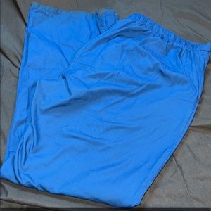Royal blue scrub pants